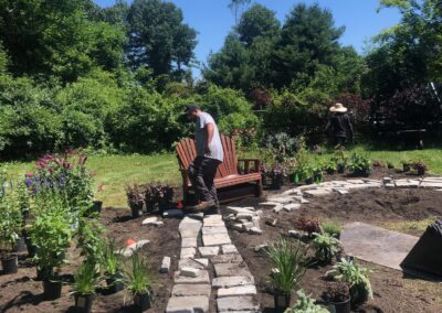 VIBRANT GARDEN IN TOPSFIELD, MA