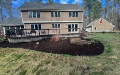 Day 2, Spreading Mulch and Clean-up in Townsend, MA.