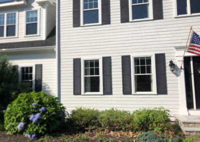 Garden Design and Installation - Andover, MA On a blistering hot morning, we removed 6 boxwoods and planted 7 hydrangeas. After 3 hours of driving to three nurseries, the best sizes and blooming styles were selected. With temperatures rising, deep watering and mulching are key to help them thrive. Excited for the stunning results ahead! Greenleaf’s Garden Design specializes in Garden Design, Maintenance, and Installation within 45 miles of Tyngsboro MA.