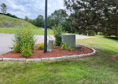 In 1 day in Nashua, NH, our crew tackled weeding and spread 3 yards of mulch, transforming the landscape! Have questions about your garden redesign or need plant recommendations? Drop us a message or give us a call and let Greenleaf’s Garden Design get your garden blooming!