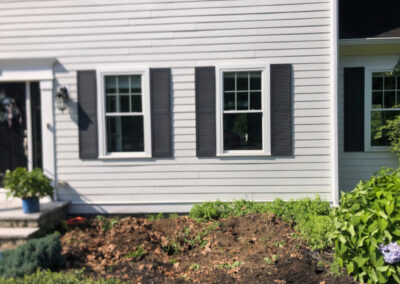 Garden Design and Installation - Andover, MA On a blistering hot morning, we removed 6 boxwoods and planted 7 hydrangeas. After 3 hours of driving to three nurseries, the best sizes and blooming styles were selected. With temperatures rising, deep watering and mulching are key to help them thrive. Excited for the stunning results ahead! Greenleaf’s Garden Design specializes in Garden Design, Maintenance, and Installation within 45 miles of Tyngsboro MA.