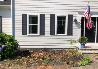 Garden Design and Installation - Andover, MA On a blistering hot morning, we removed 6 boxwoods and planted 7 hydrangeas. After 3 hours of driving to three nurseries, the best sizes and blooming styles were selected. With temperatures rising, deep watering and mulching are key to help them thrive. Excited for the stunning results ahead! Greenleaf’s Garden Design specializes in Garden Design, Maintenance, and Installation within 45 miles of Tyngsboro MA.