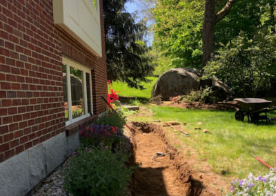 Garden and Soil Installation in Westford, MA.