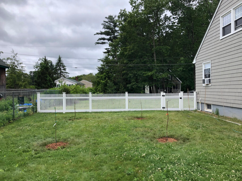 The crew from Greenleaf’s Garden Design planted 6 fruit trees in 2 and half hours