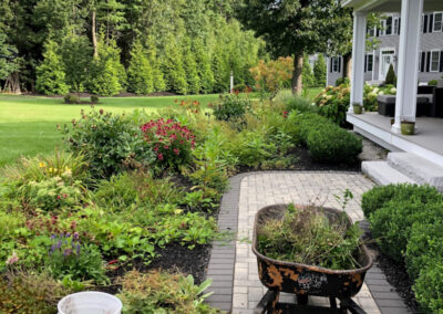 Garden Clean-Up and Pruning in Groton, MA.