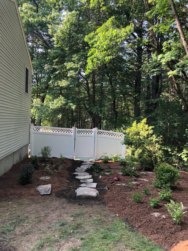 his Billerica client wanted new gardens.so the crew spent 6 days creating these pretty garden