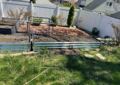 For this job in Nashua, NH, Greenleaf’s Garden Design used the Dingo to fill and prepare these raised beds.