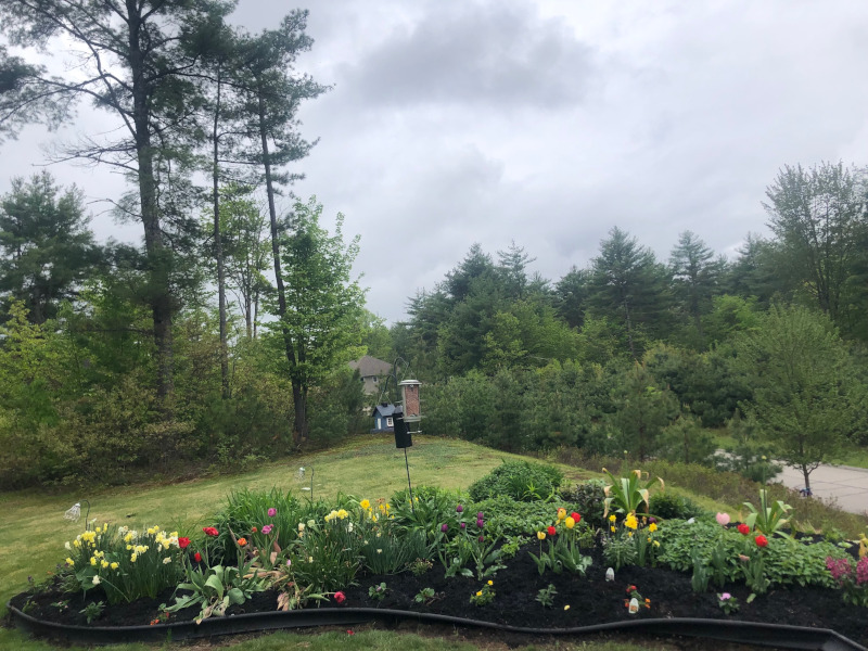 Garden Installation in North Conway, NH.