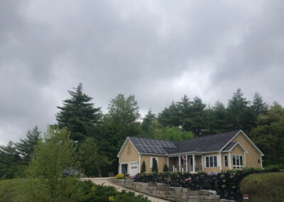 Garden Installation in North Conway, NH.