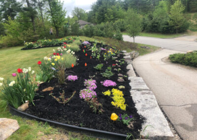 Garden Installation in North Conway, NH.