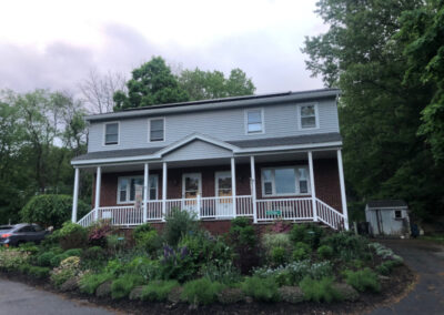 This amazing garden in Dracut, MA, required just 4 replacements out of the 130 Greenleaf’s Garden Design planted last August. We offer a one-year guarantee for perennials, shrubs, and trees. Unless they died from lack of water.