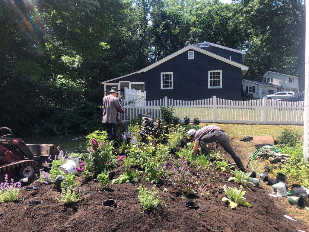 Garden Installation by Greenleaf's Garden Design