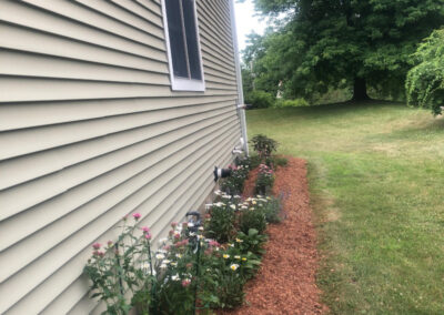 Greenleaf’s Garden Design revisited this Nashua client to check up on the 30 sun loving perennials.