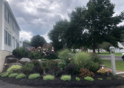 Greenleaf’s Garden Design returned to this client in Nashua, NH to check and maintain the gardens.