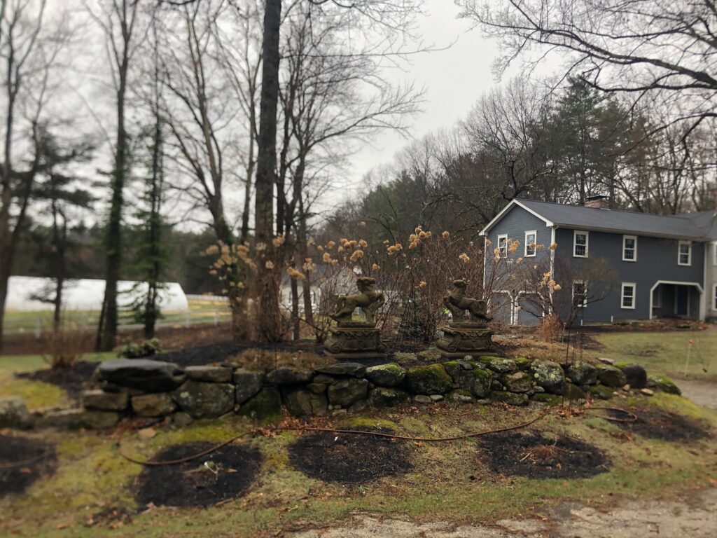 Spring Garden Maintenance in Bedford, NH.