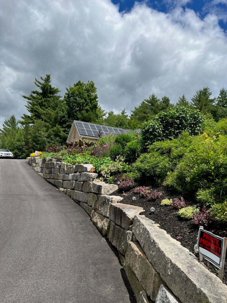 The upper gardens were started in 2019, and the Rock Garden in May of 2024. These 2,500 square foot gardens are the talk of the neighborhood!