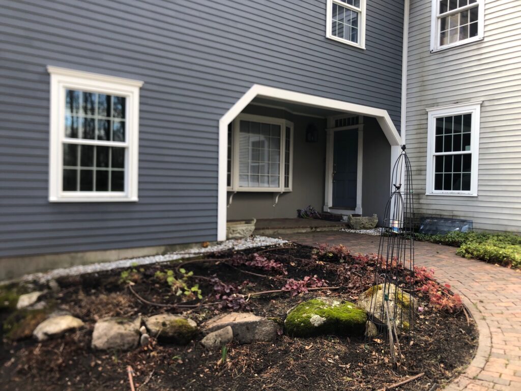 Spring Garden Maintenance in Bedford, NH.