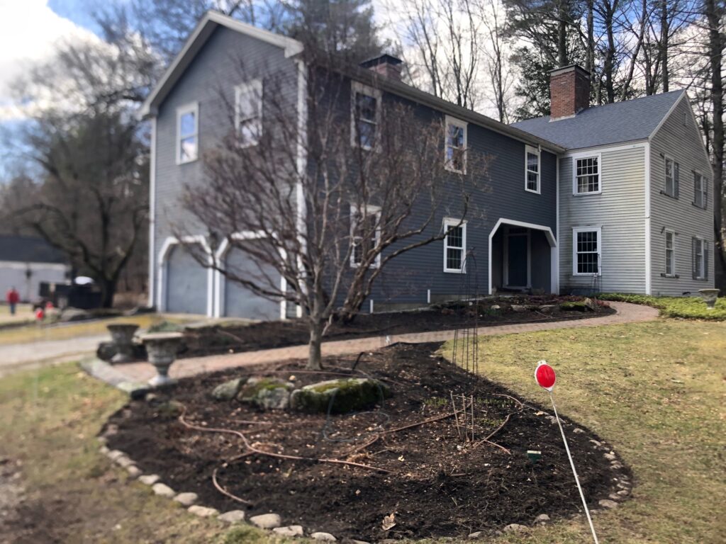 Spring Garden Maintenance in Bedford, NH.