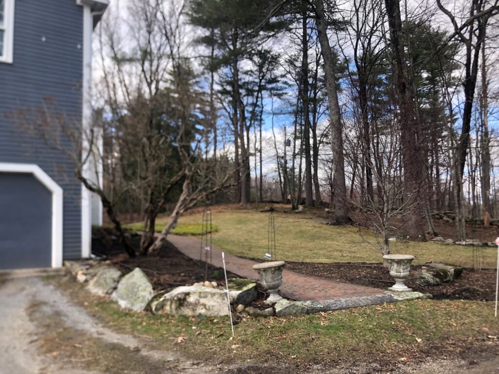 Spring Garden Maintenance in Bedford, NH.