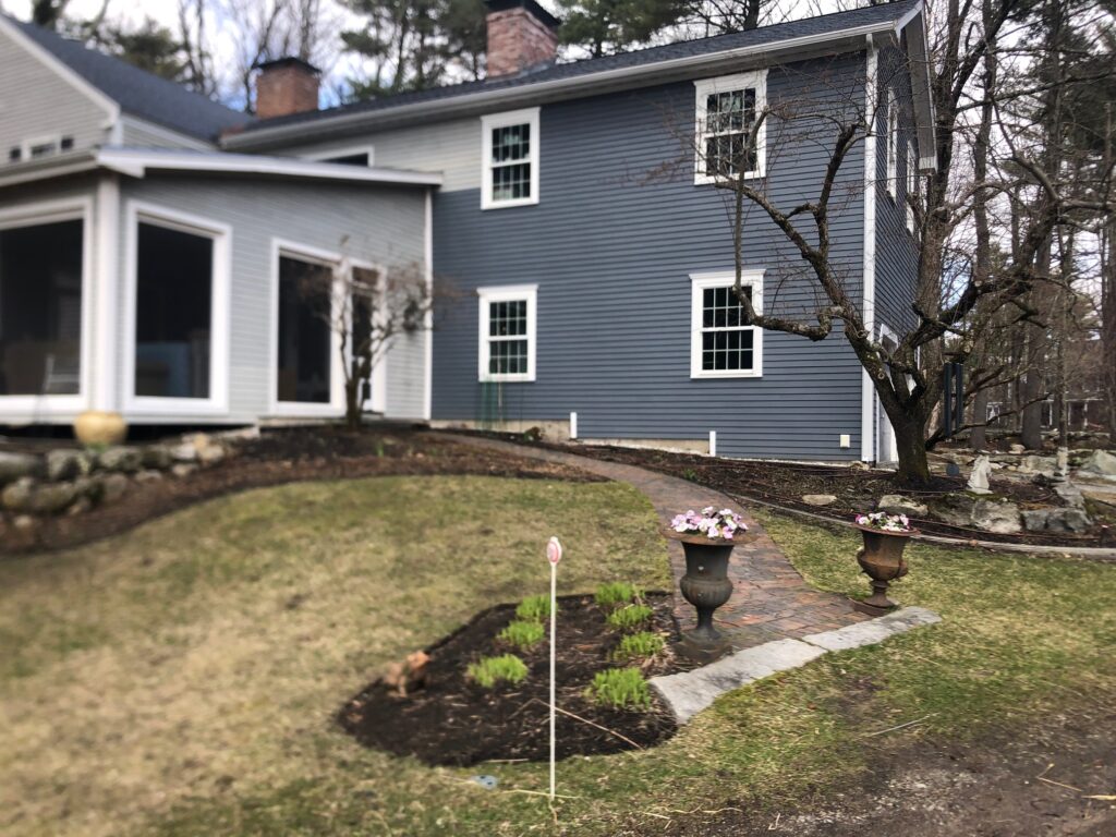 Spring Garden Maintenance in Bedford, NH.