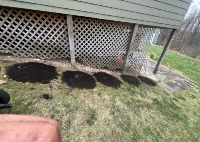 Spring Mulching Project in Groton, MA.