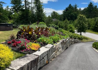 The upper gardens were started in 2019, and the Rock Garden in May of 2024. These 2,500 square foot gardens are the talk of the neighborhood!