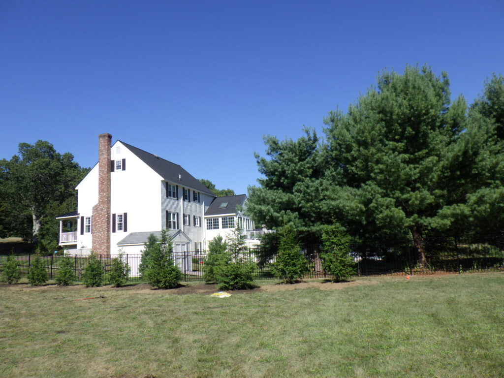 Garden design in Groton, MA.