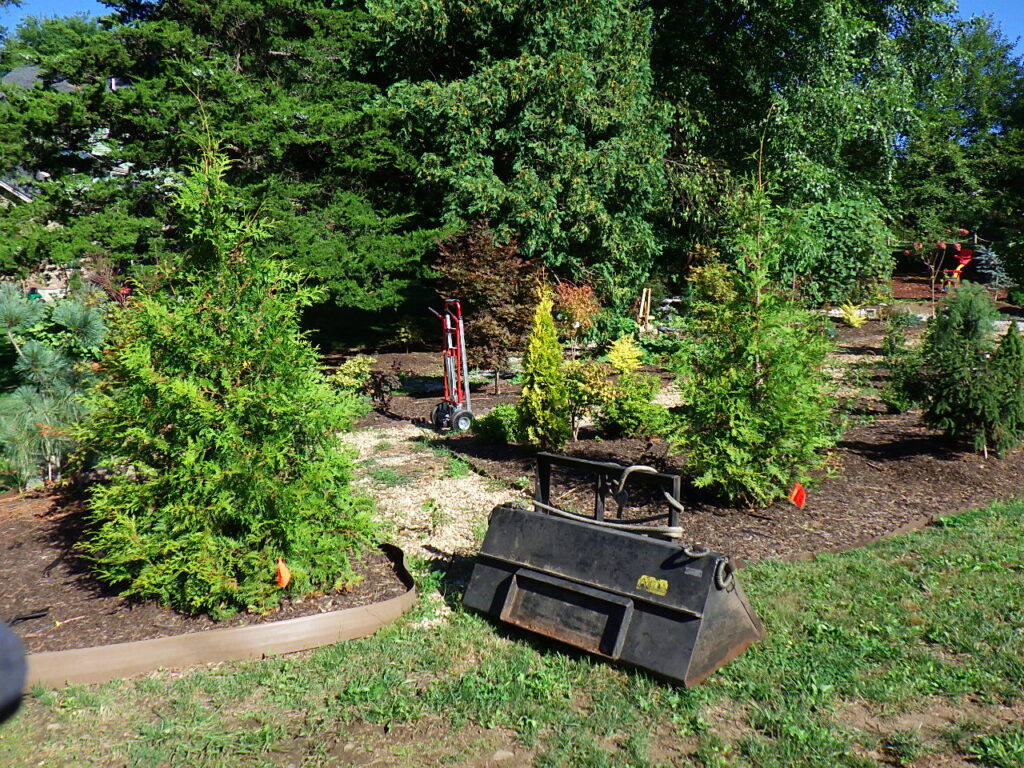 Garden design in Groton, MA.