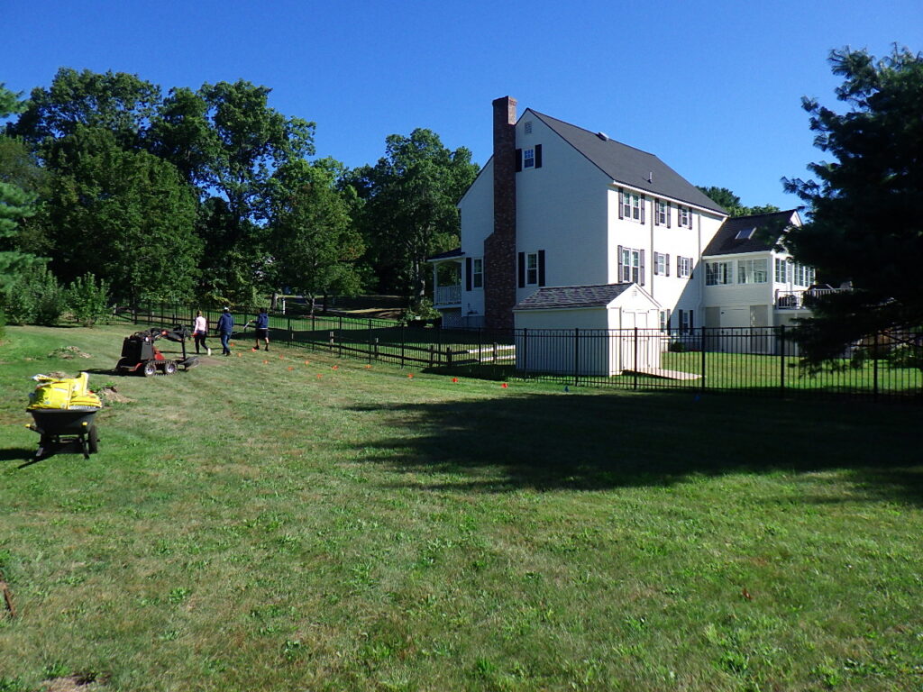 Garden design in Groton, MA.