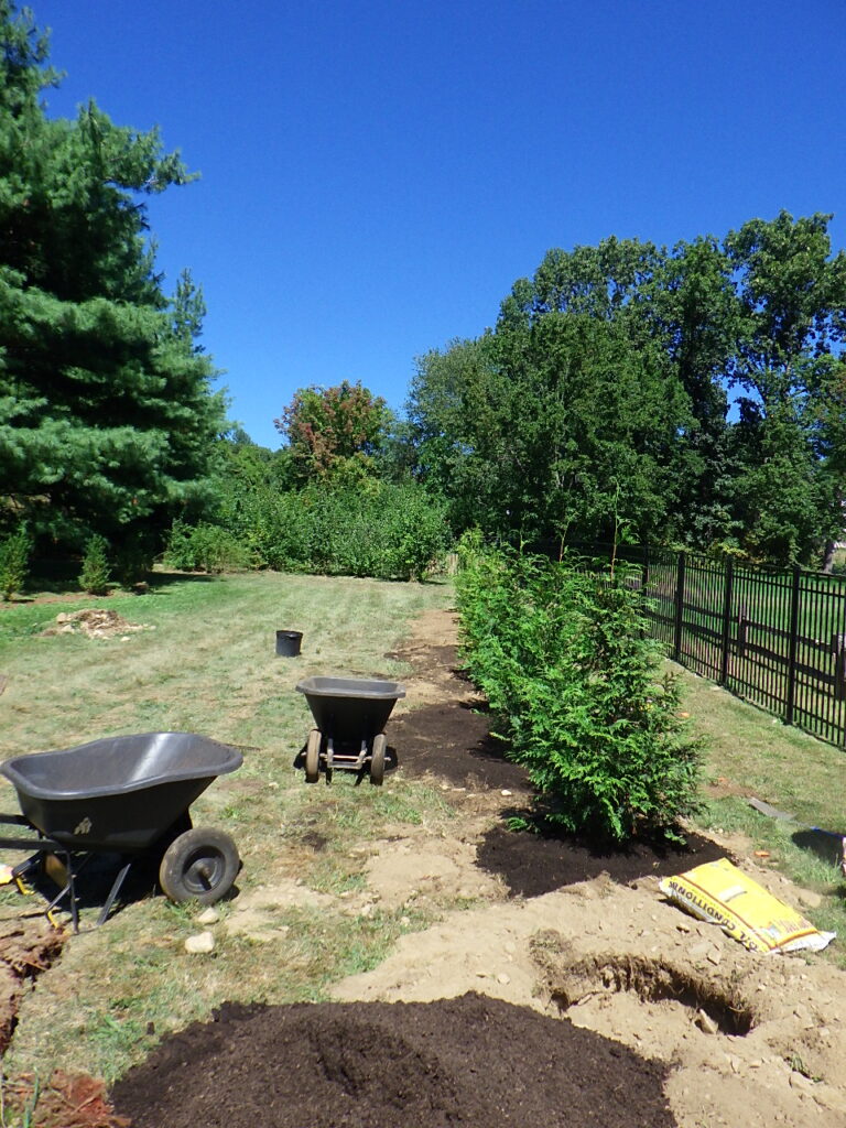 Garden design in Groton, MA.