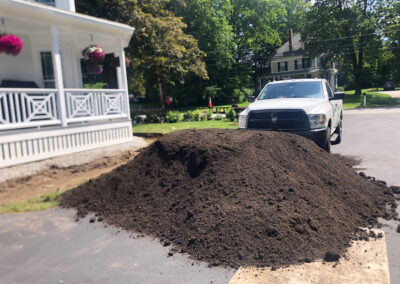 Historic Gardens in Pepperell, MA by Greenleaf's Garden Design Before