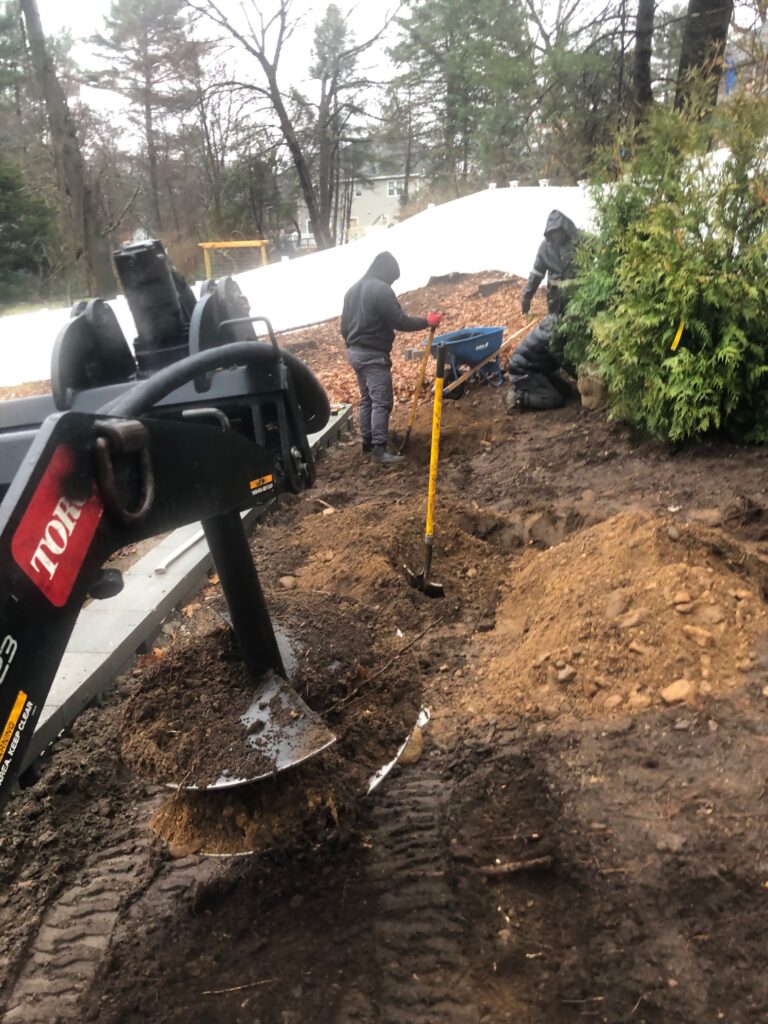 Garden Design and Shrub Installation in Wilmington, MA. During