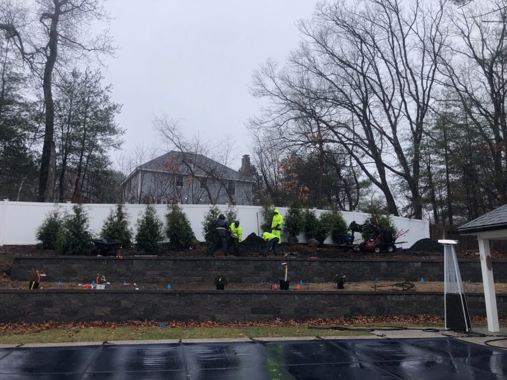 Garden Design and Shrub Installation in Wilmington, MA. During