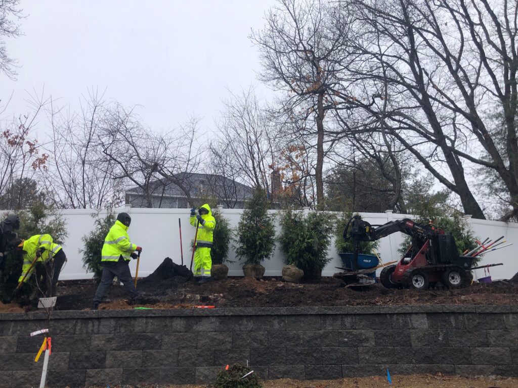 Garden Design and Shrub Installation in Wilmington, MA. During