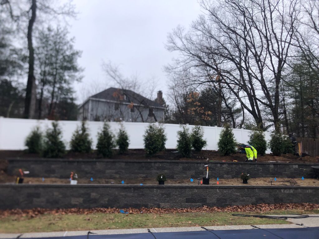 Garden Design and Shrub Installation in Wilmington, MA. During