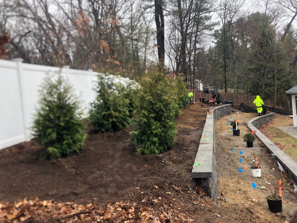 Garden Design and Shrub Installation in Wilmington, MA. After