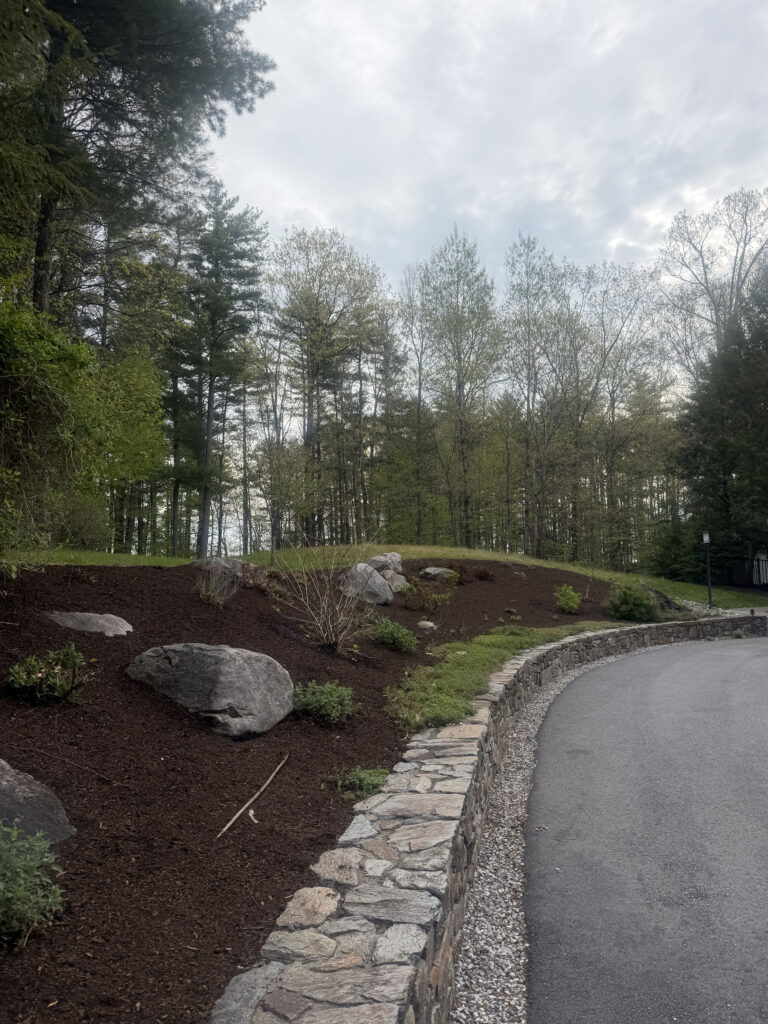 After Garden Design and Installation in Hollis, NH
