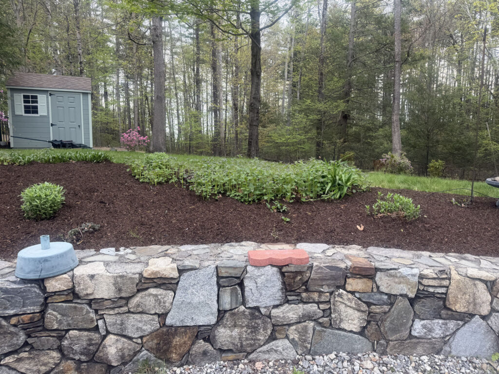 After Garden Design and Installation in Hollis, NH
