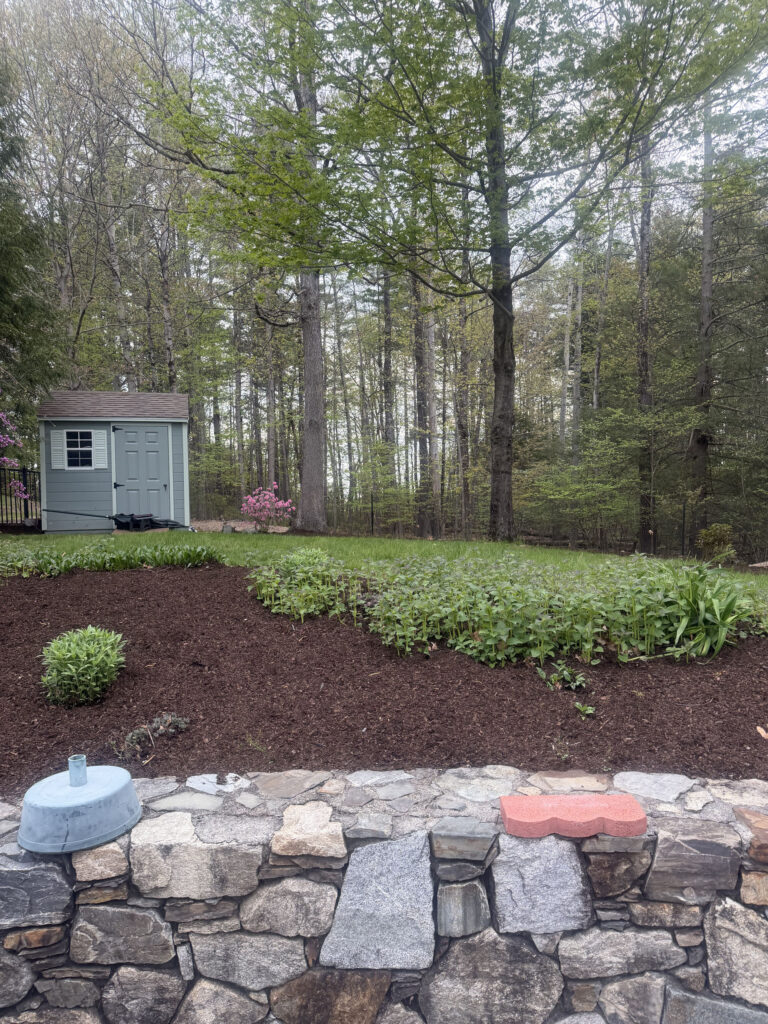 After Garden Design and Installation in Hollis, NH