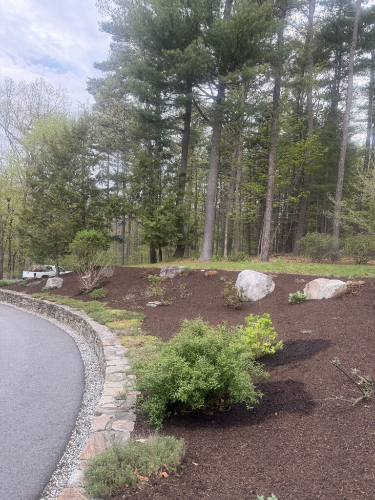 After Garden Design and Installation in Hollis, NH