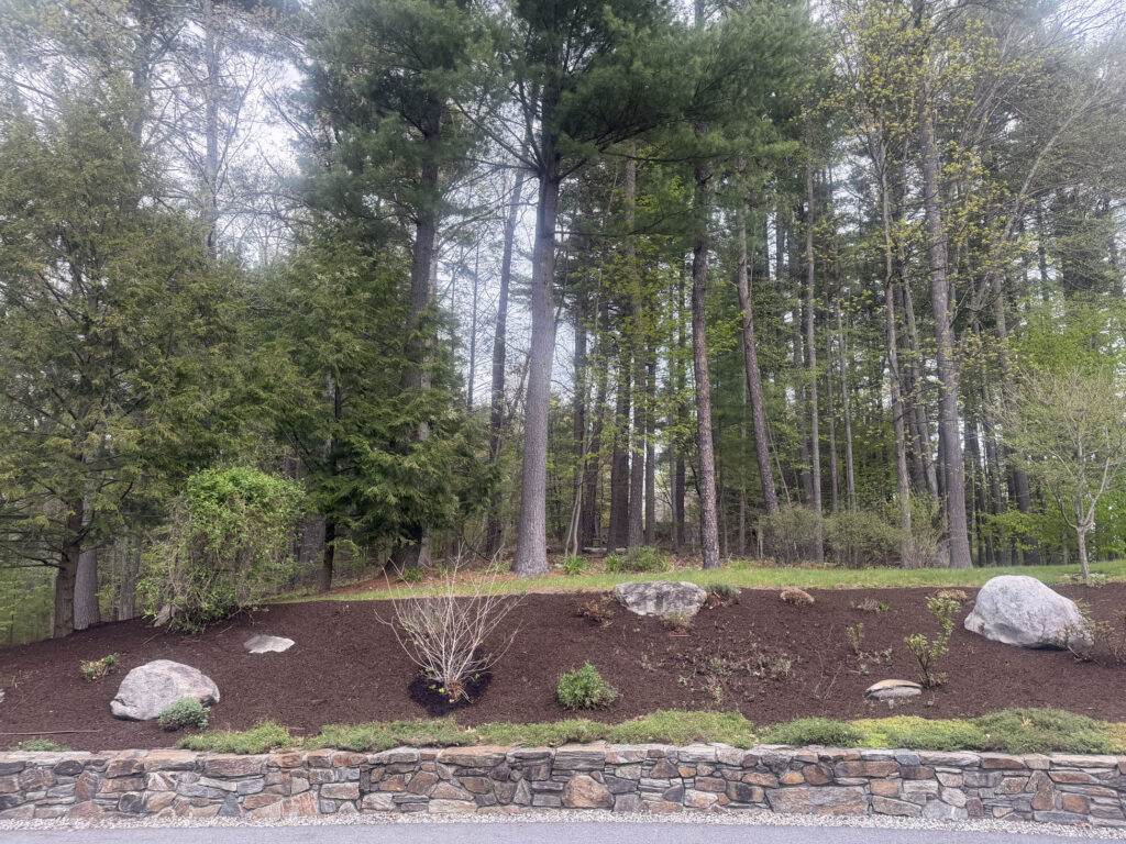 After Garden Design and Installation in Hollis, NH
