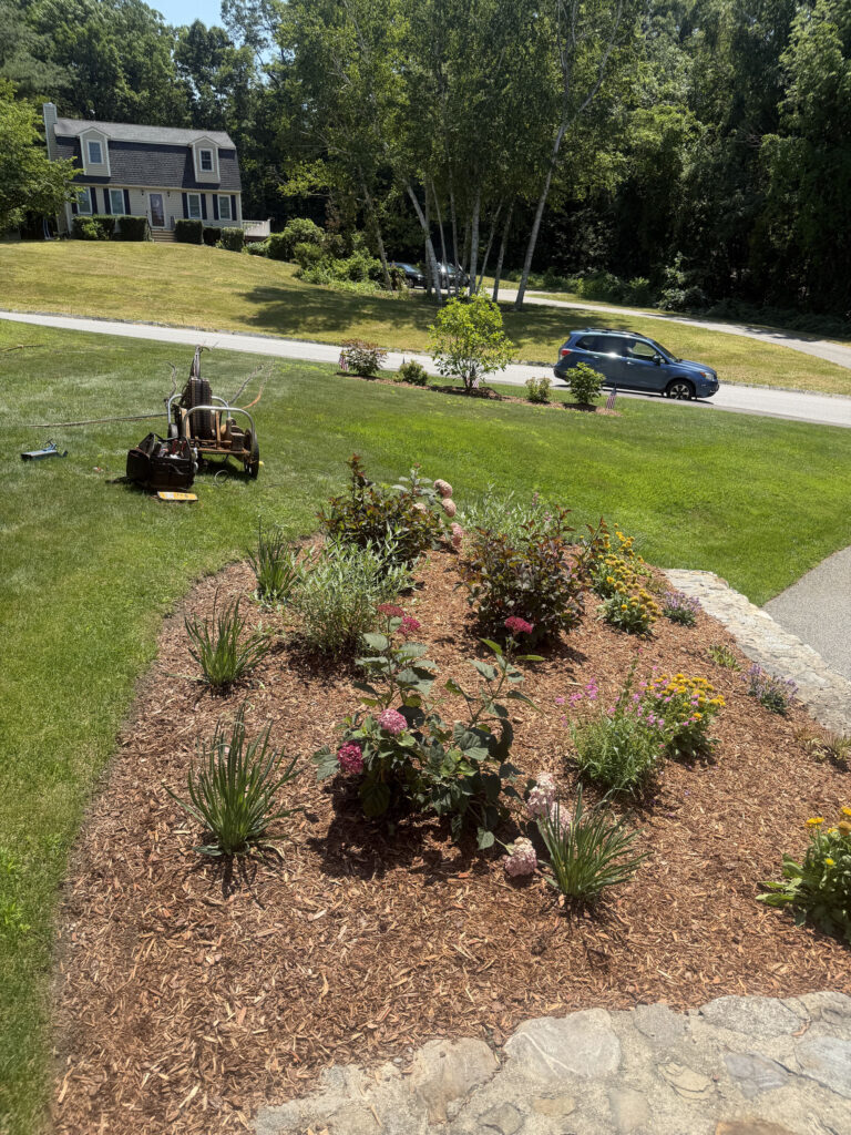 After Garden Design & Installation in Tyngsboro, MA