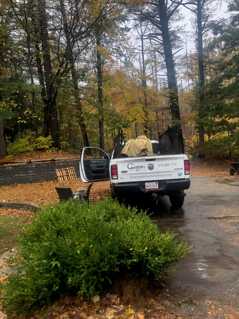 Garden Installation in Merrimack, NH.